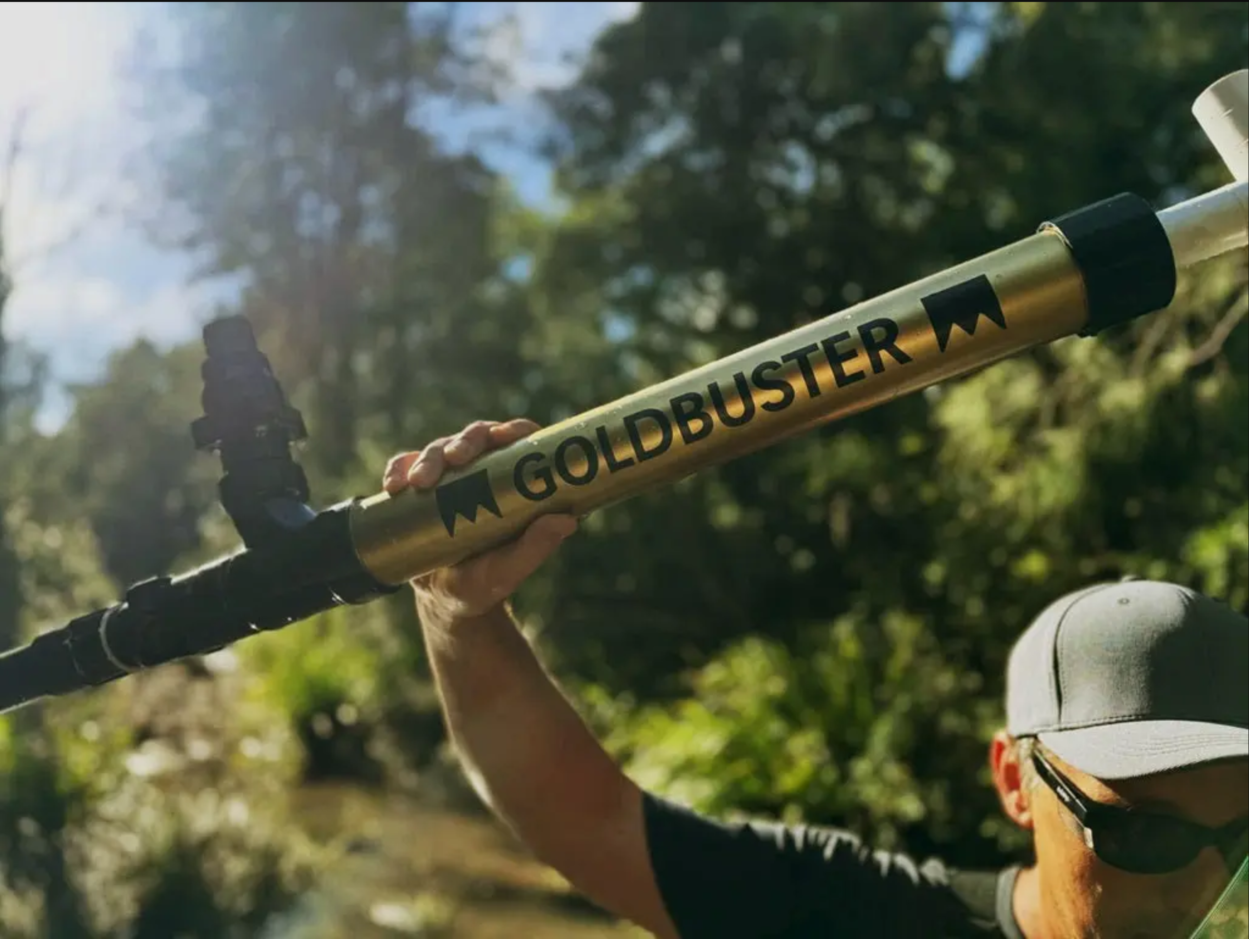 GoldBuster Floating gold dredge you can use just about anywhere