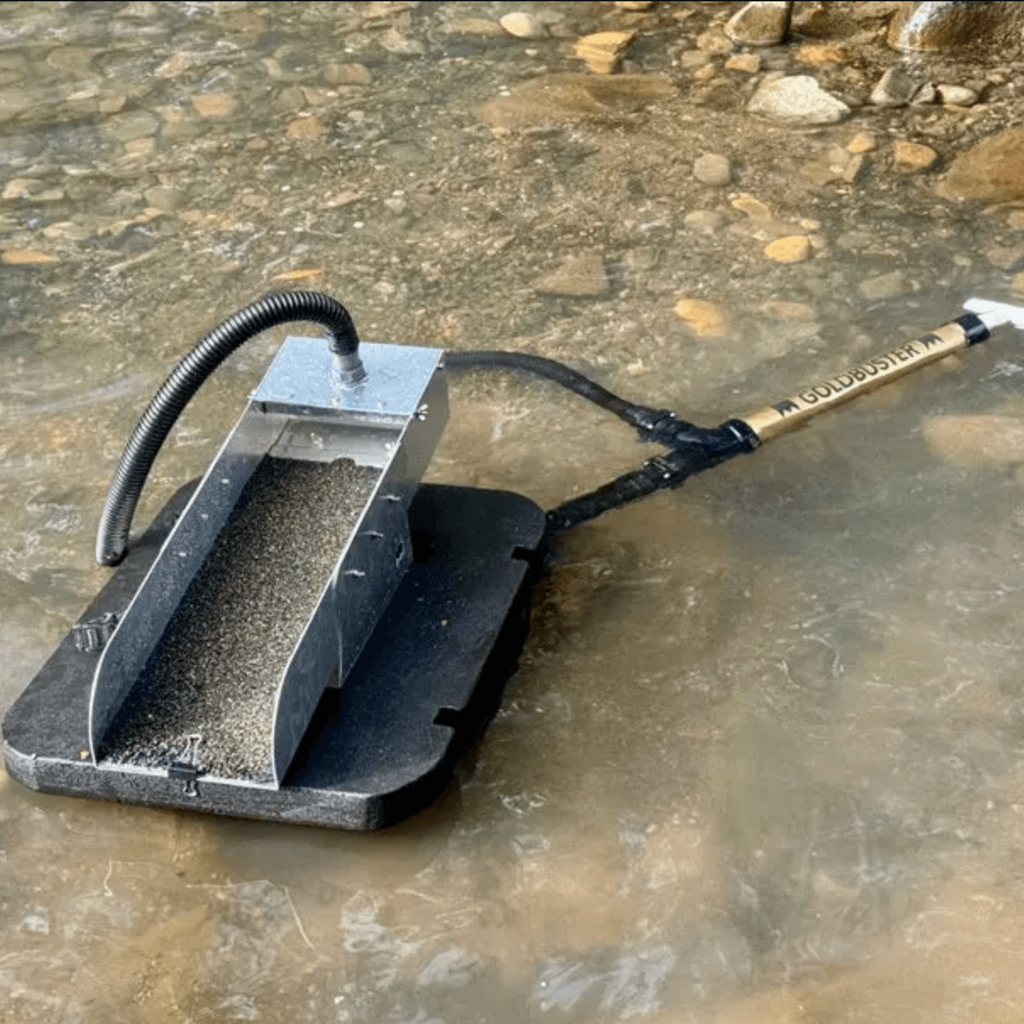 GoldBuster Floating gold dredge you can use just about anywhere
