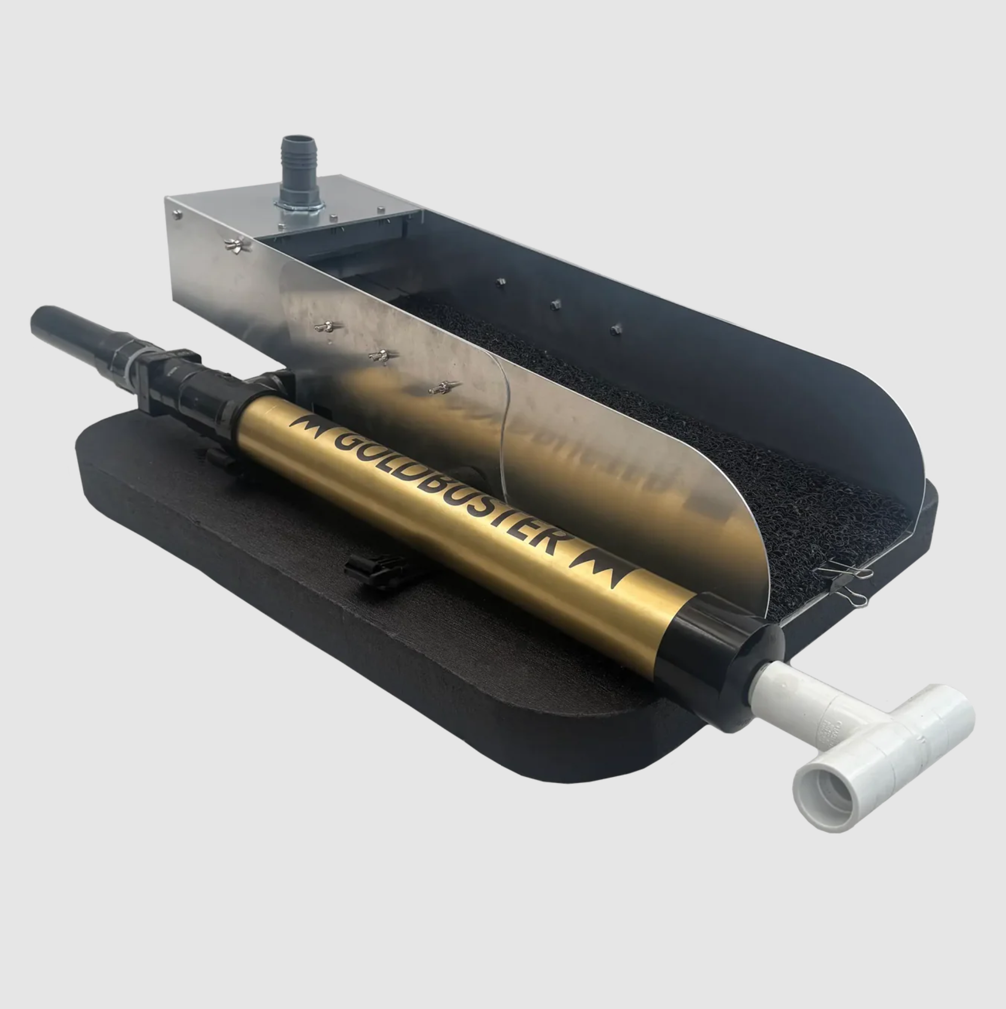 GoldBuster Floating gold dredge you can use just about anywhere