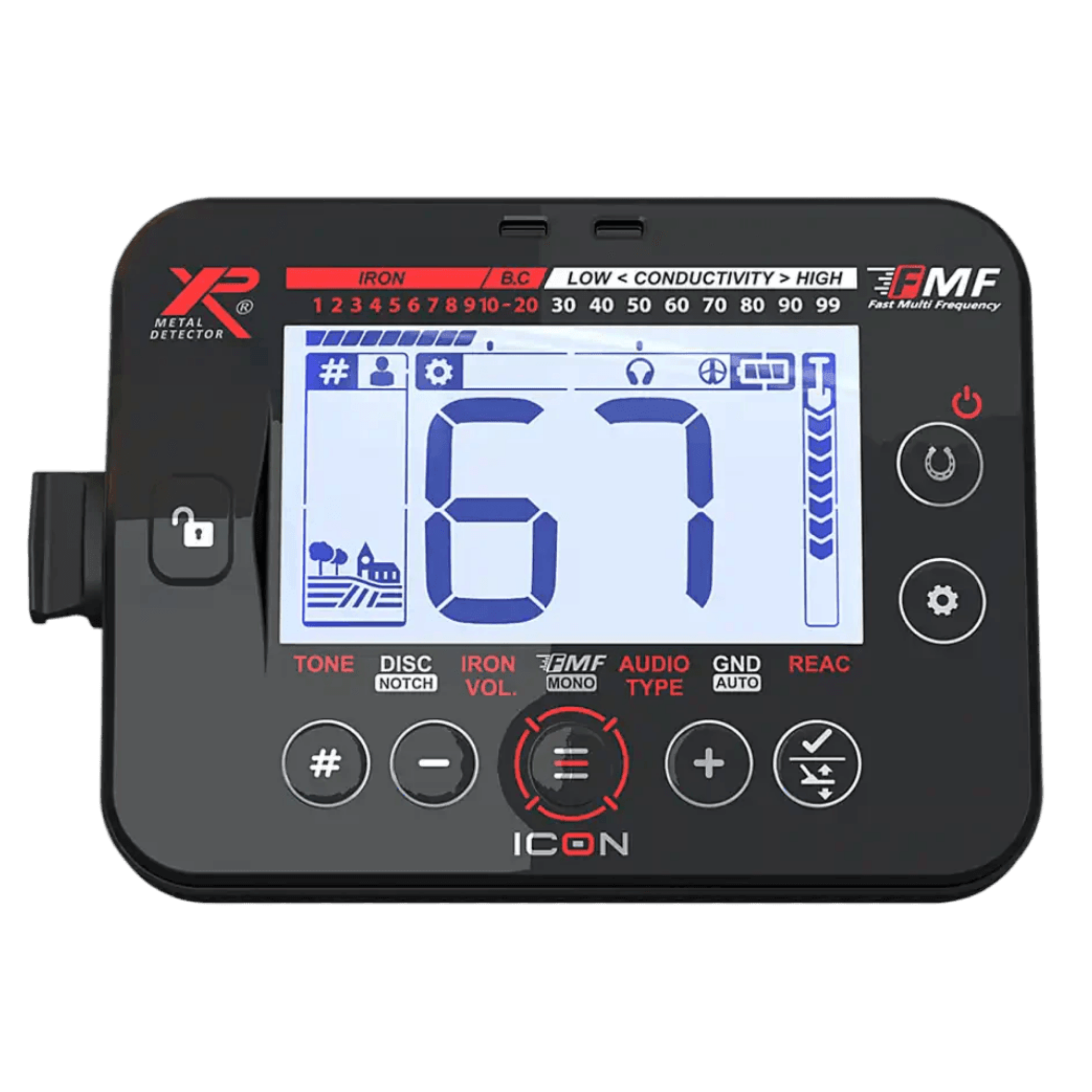 XP ICON Metal Detector With No Headphones